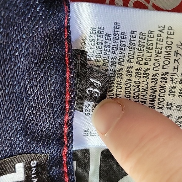 Diesel men's dark wash Carpenter Jeans feat. Coca-Cola sz 34x29 - Picture 7 of 13